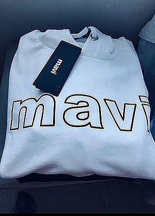 Etiketli sweatshirt 