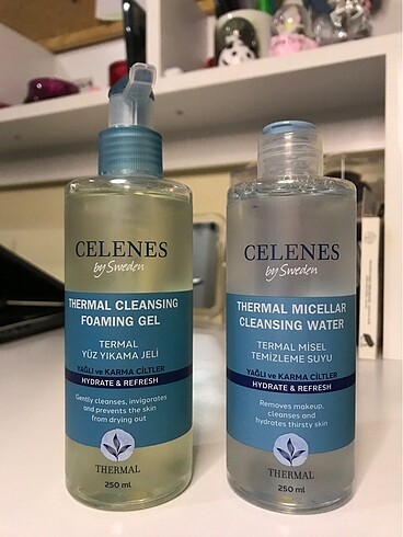 Celenes temizleme jeli& mıcellar su