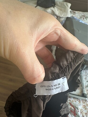 Zara Zara acı kahve saten pantolon