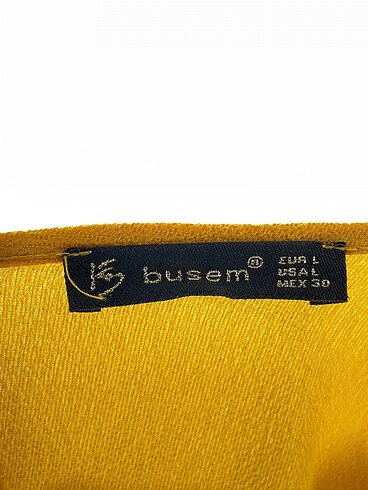 l Beden sarı Renk PreLoved Bluz %70 İndirimli.