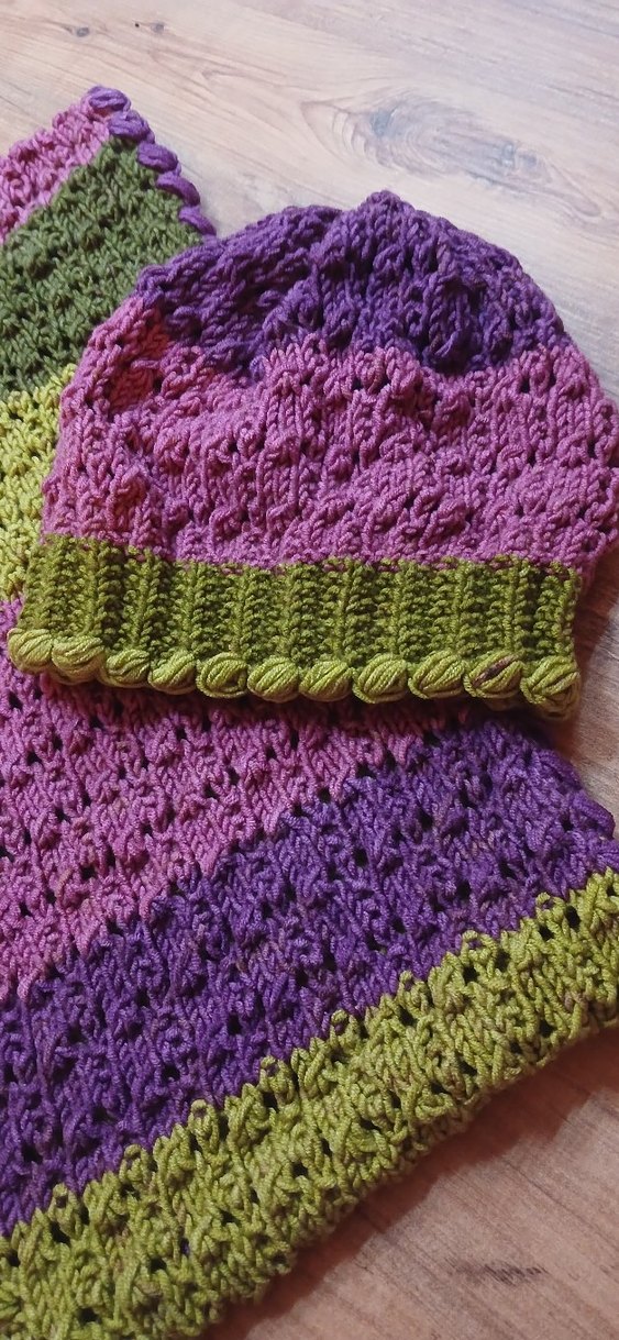 El örgüsü bere boyunluk takimi - Görsel 2