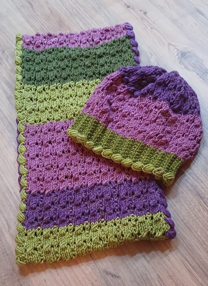 El örgüsü bere boyunluk takimi - Görsel 4