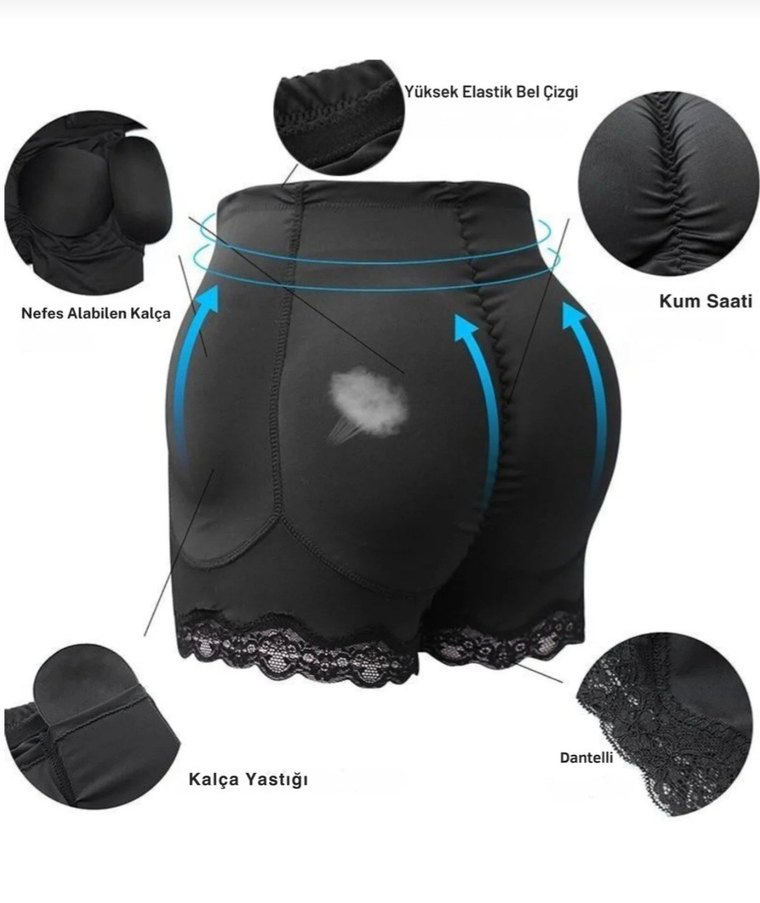 Popo şekillendirici push up korse - Görsel 3