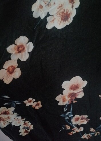Diğer Çiçek desenli ince kumas pantalon 