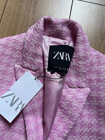 Zara Zara pembe tuvit ceket blazer