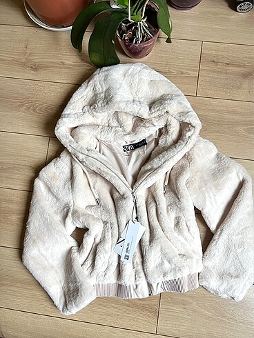 Zara Beyaz Mont