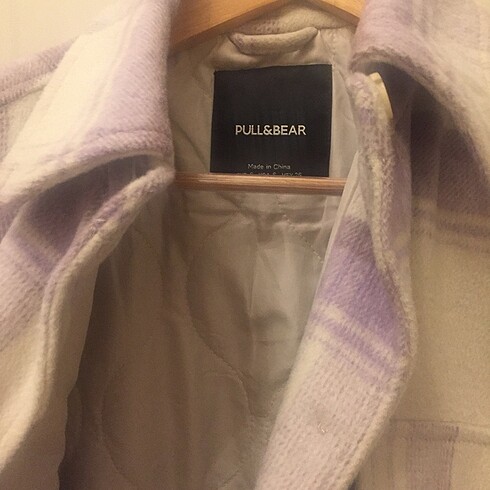 s Beden mor Renk Pull & bear ceket