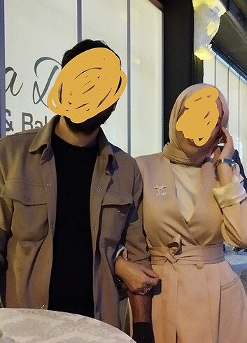 s Beden Manuka saten ceket pantolon ikili takim