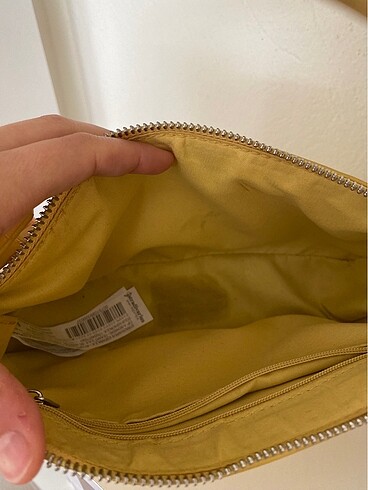  Beden sarı Renk Stradivarius çanta