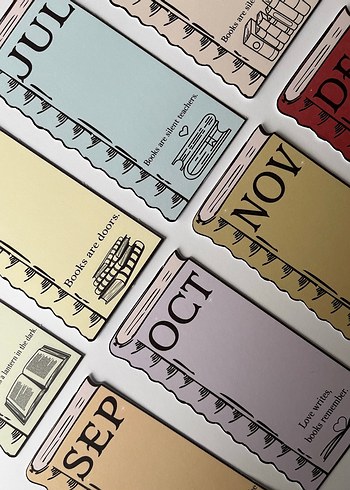 Pastel Renkli Aylık Planlayıcı Seti - Görsel 2