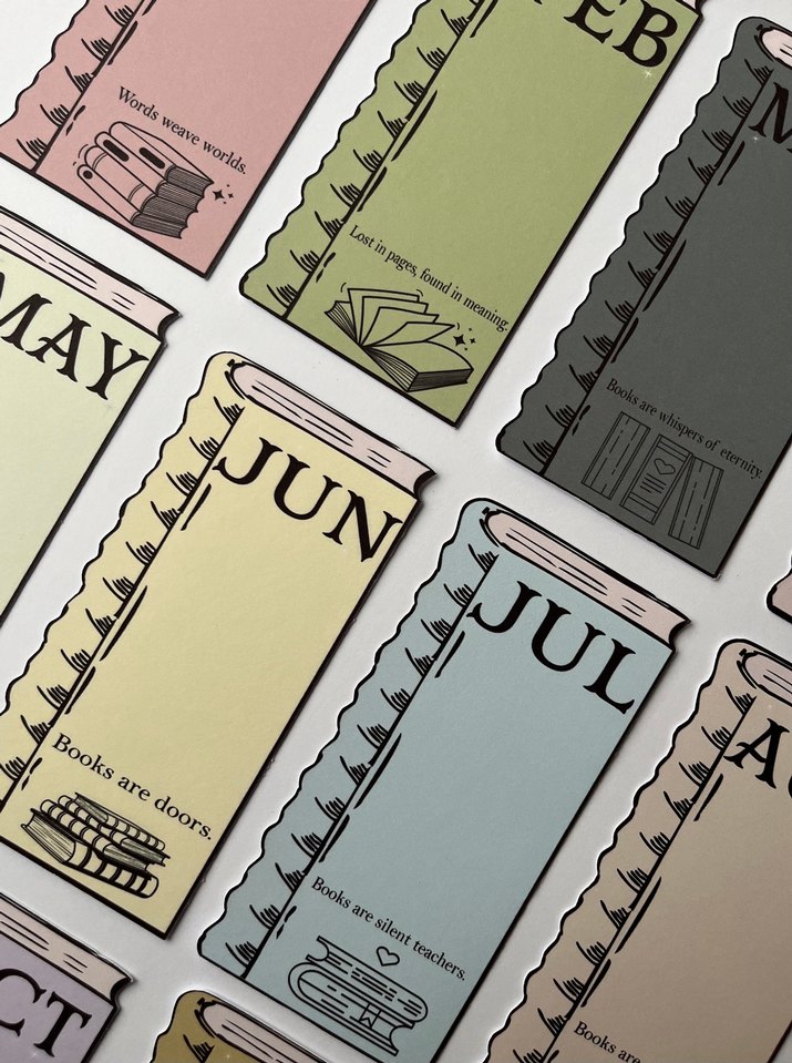 Pastel Renkli Aylık Planlayıcı Seti - Görsel 3