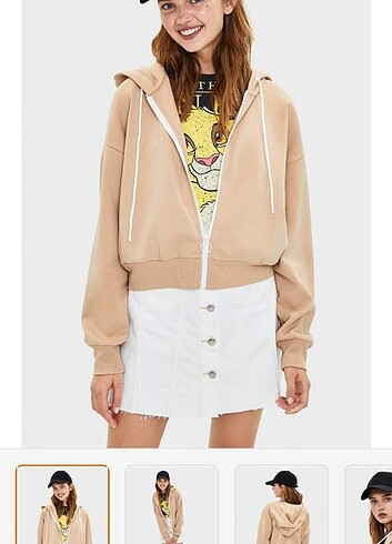 fermuarlı sweatshirt