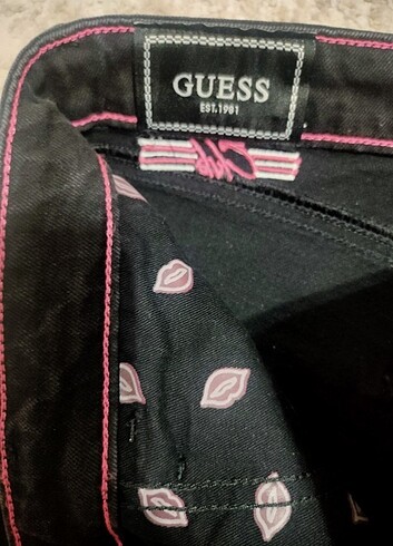 xs Beden Siyah Dar Pantolon Guess Skinny High