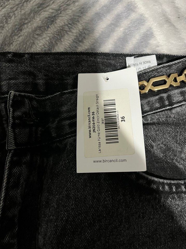 Zincir Detaylı  füme Jean - Görsel 4