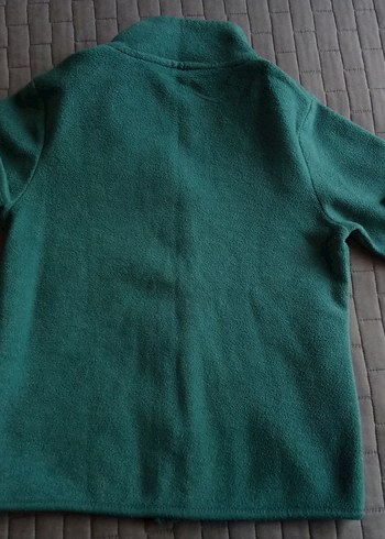 Turkuaz Fermuarlı Erkek Polar Sweatshirt - Görsel 3