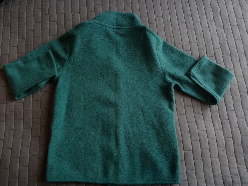 Turkuaz Fermuarlı Erkek Polar Sweatshirt - Görsel 4