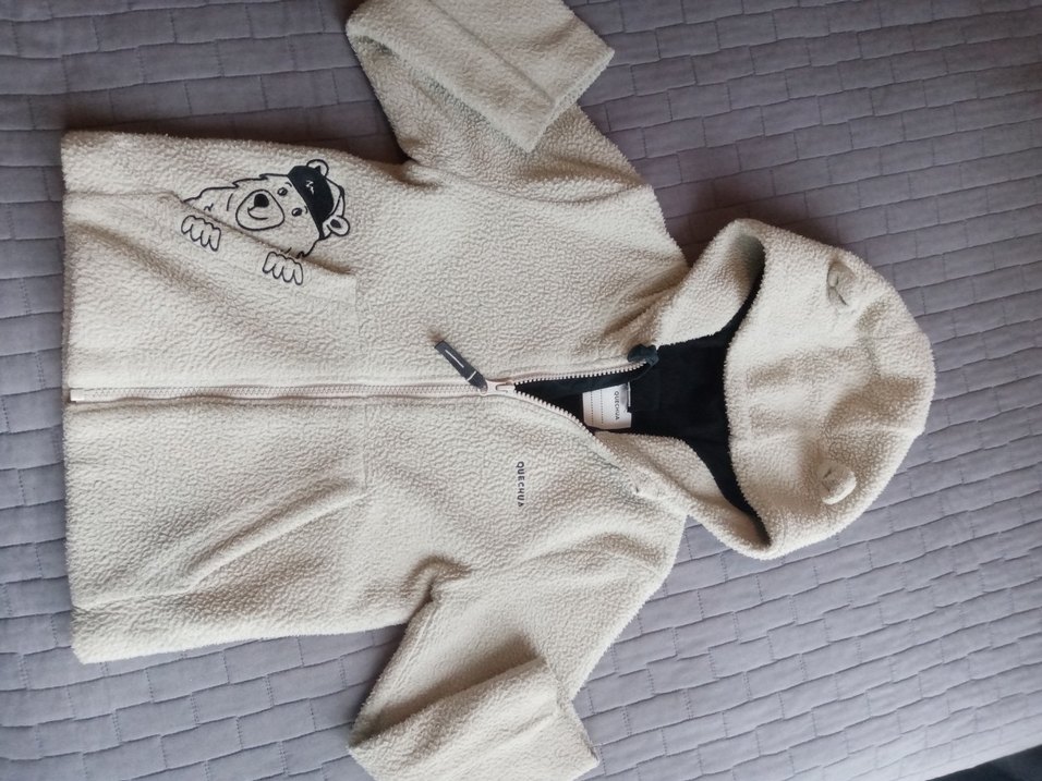 Decathlon Erkek Çocuk Bej polar mont - Görsel 3