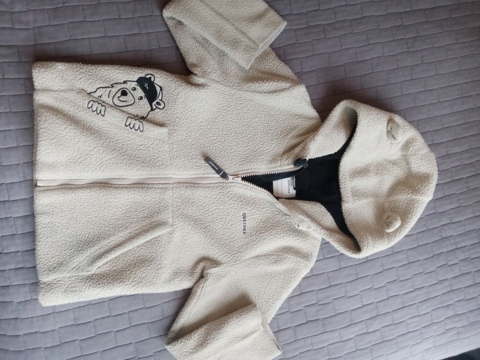 Decathlon Erkek Çocuk Bej polar mont - Görsel 4