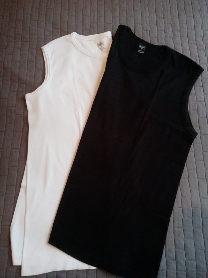 Erkek Siyah ve Beyaz İkili Set Body - Görsel 3