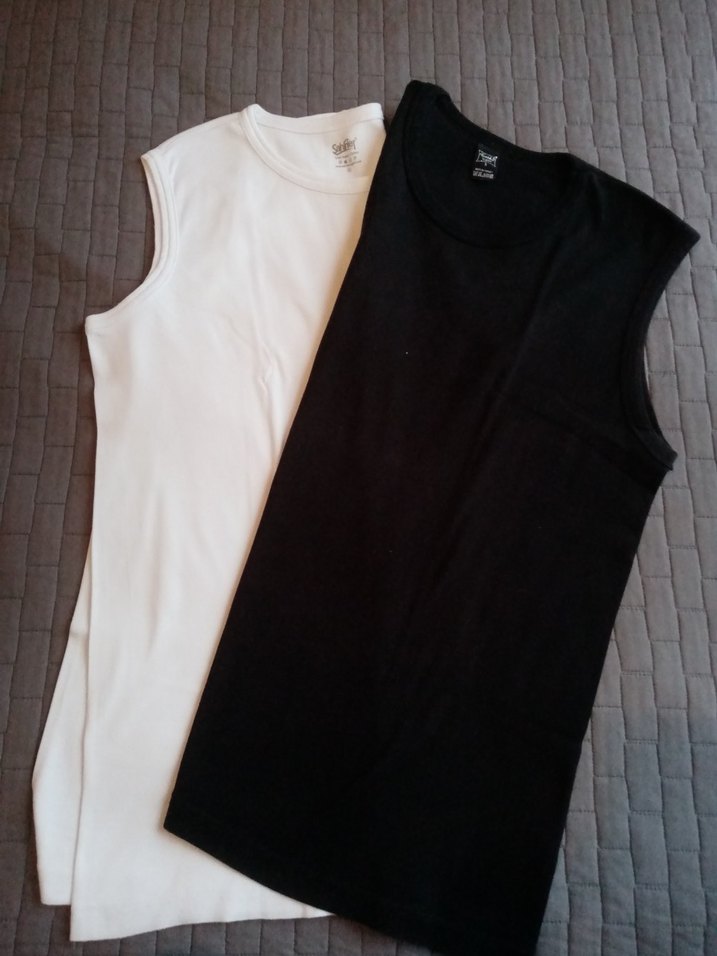 Erkek Siyah ve Beyaz İkili Set Body - Görsel 2