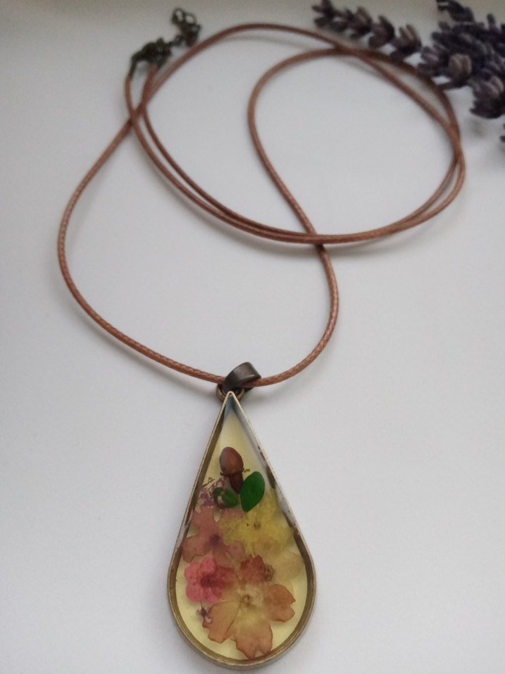 Çiçek Desenli Bohem Kadın Kolye - Görsel 4