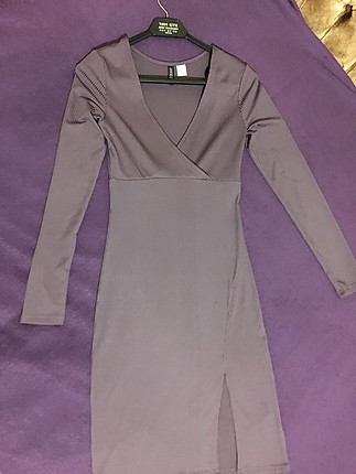 H&M Mor elbise 