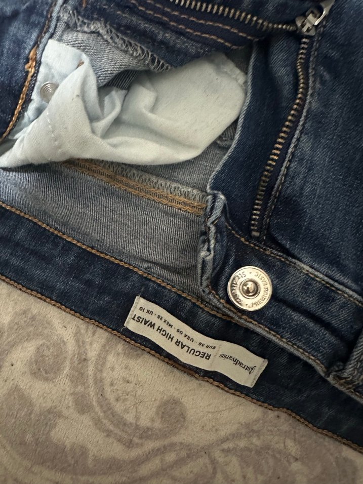 Kadın stradivarius Yırtık Detaylı Kot Pantolon - Görsel 3