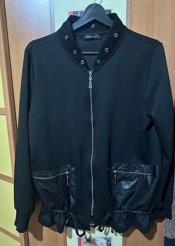 Siyah 40-44 beden #Fermuarlı #Kadın #Ceket modailgi - Görsel 2