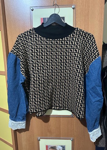 Triko Örme Kot Kollu Kahverengi #Kadın #Kazak - Görsel 2