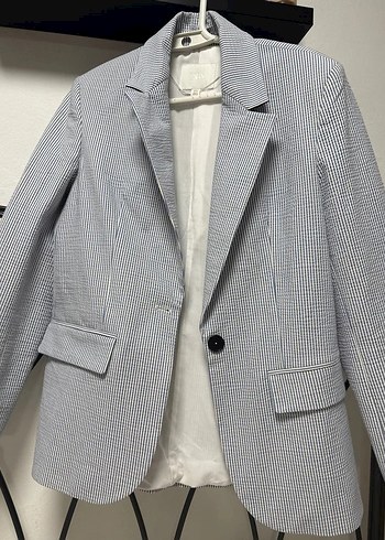 Zara Sikligin İnce Cizgileri Blazer Ceket Zara