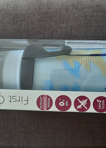 Mavi Bebek Biberonu 12 ay cam değil - Görsel 6