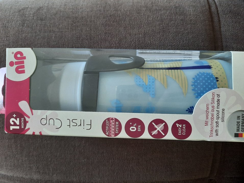 Mavi Bebek Biberonu 12 ay cam değil - Görsel 2