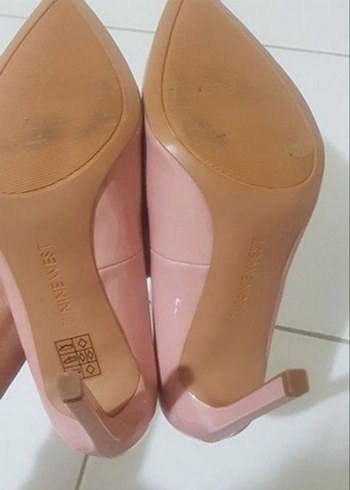 37,5 Beden Pembe Stiletto Topuklu Kadın Ayakkabı