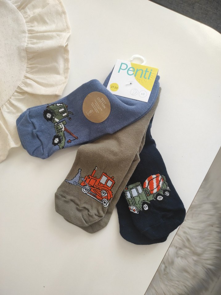 Penti Erkek Çocuk Baskılı Çorap Seti 3 lü - Görsel 2
