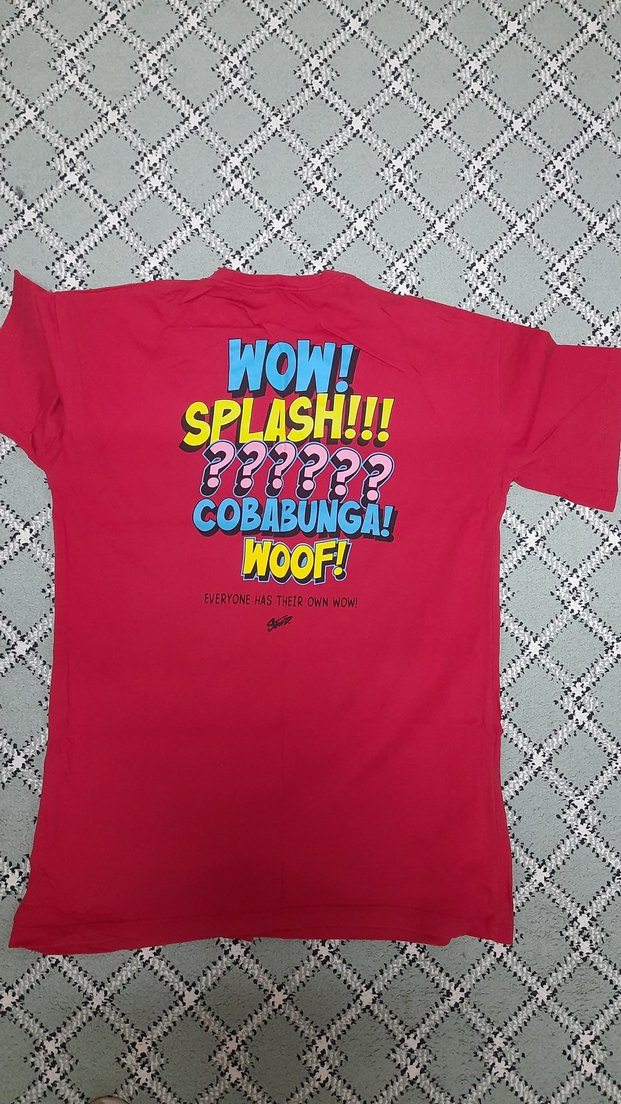 Kırmızı Baskılı Kısa Kollu Tişört - Görsel 2