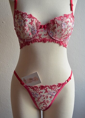 Flowers Bralet Takım