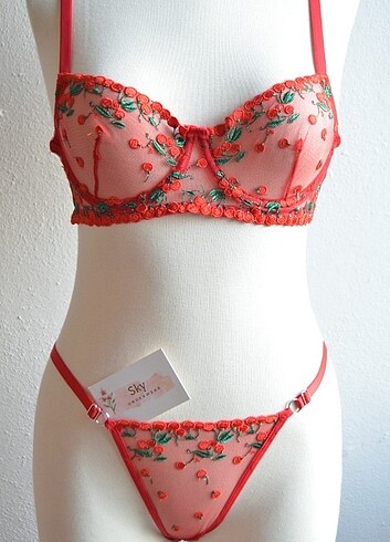 Cherry Bralet Takım 