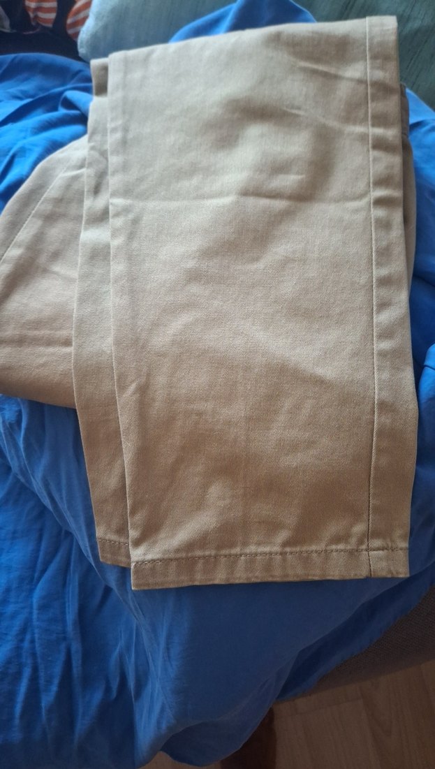 Bershka çok açık yeşil Straight Fit Pantolon — görsel 4/8