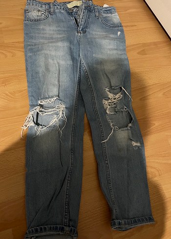 s Beden Lacivert Elastik Kadın Kot Pantolon