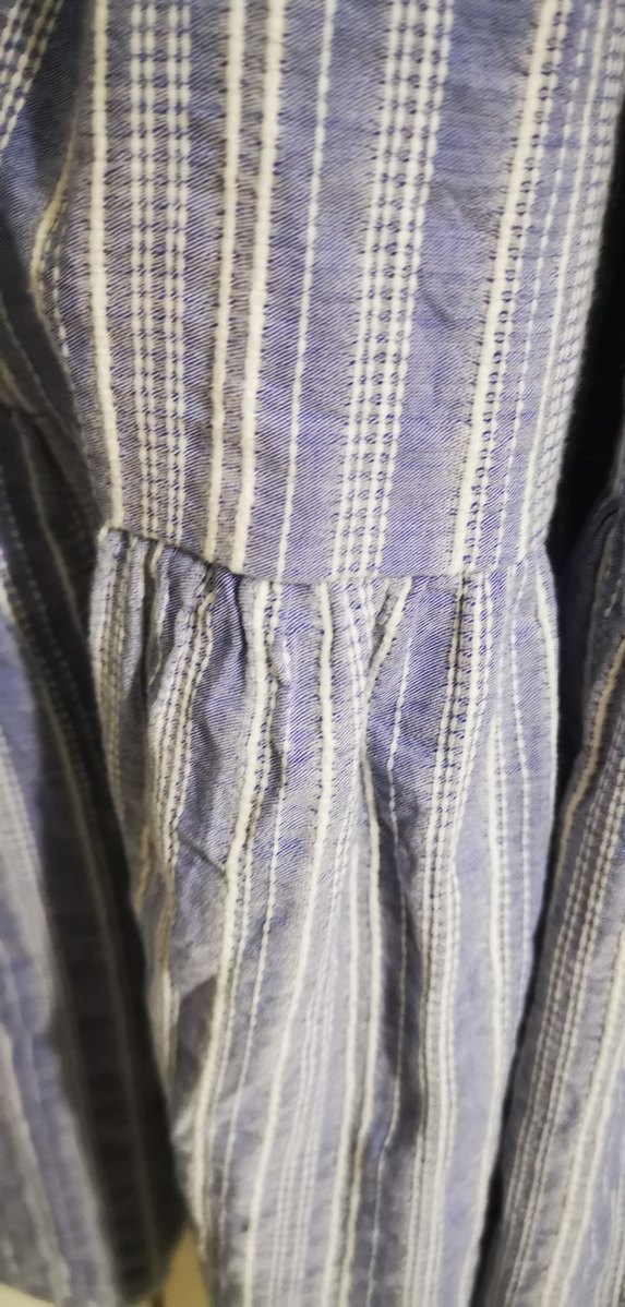 Bohem Uzun Hamile Keten Elbise - Görsel 2