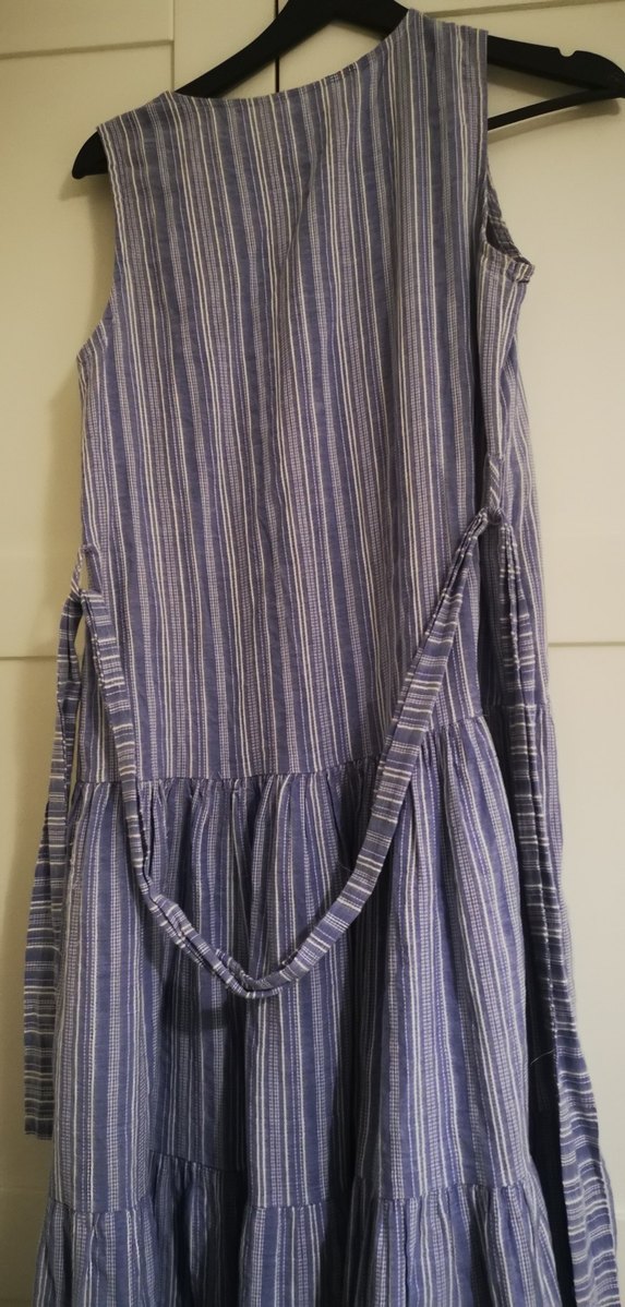 Bohem Uzun Hamile Keten Elbise - Görsel 4