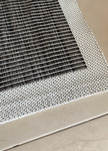 Gri sisal halı - Görsel 2