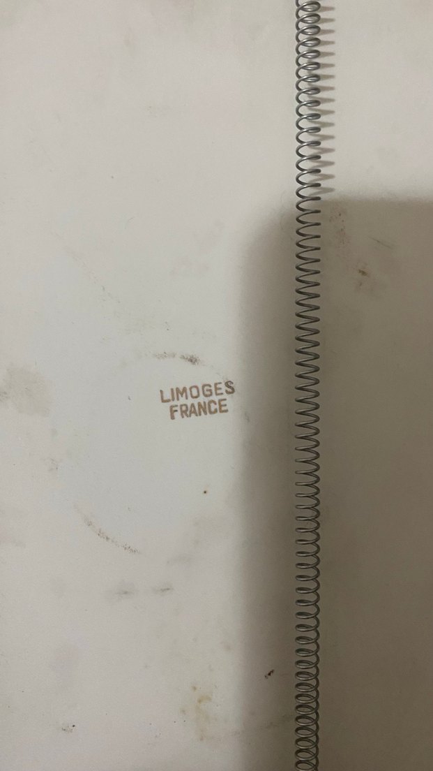 Altın Detaylı Çiçek Desenli Dekoratif Tabak - Görsel 3