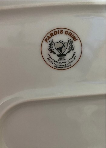 Altın rengi tabak - Görsel 3