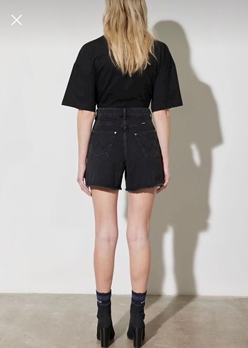 Lee Siyah  Denim jean Şort - Görsel 2