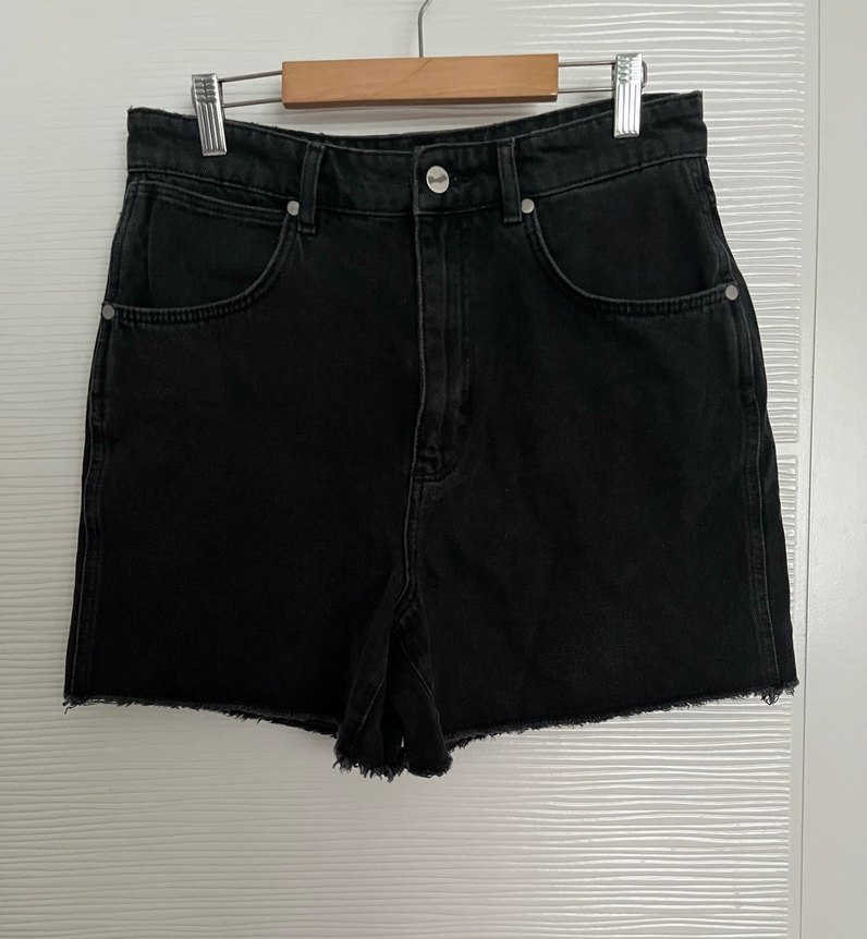 Lee Siyah  Denim jean Şort - Görsel 3