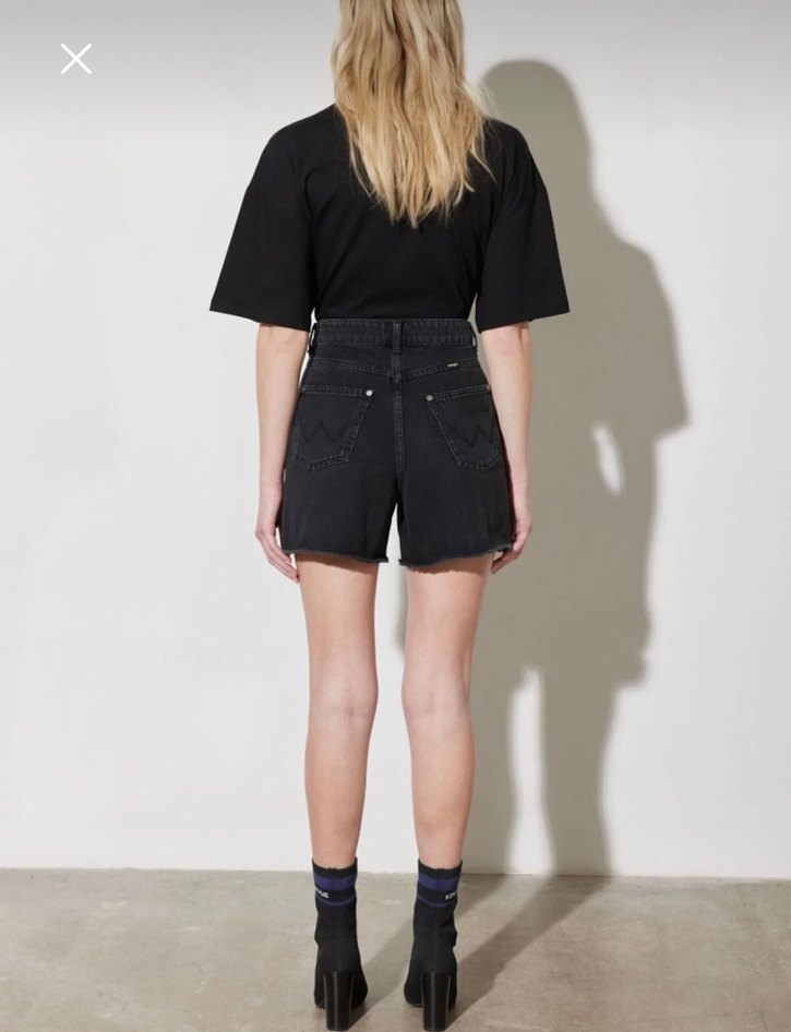 Lee Siyah  Denim jean Şort - Görsel 2