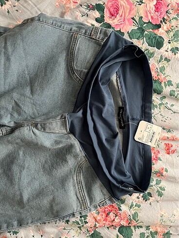 LC Waikiki hamile jean şort - Görsel 6