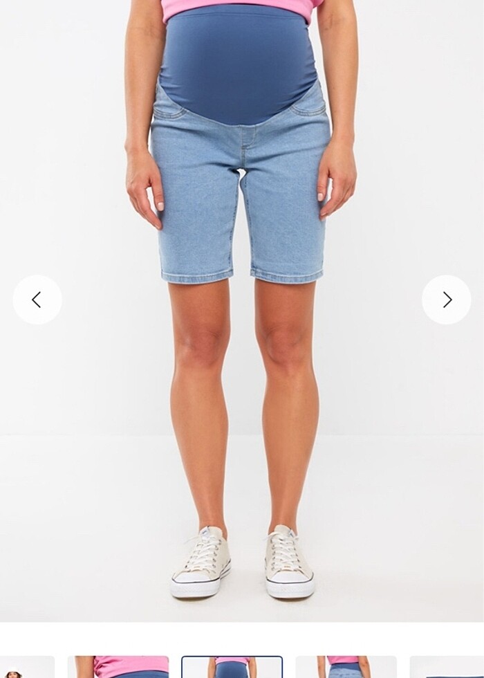 LC Waikiki hamile jean şort - Görsel 3
