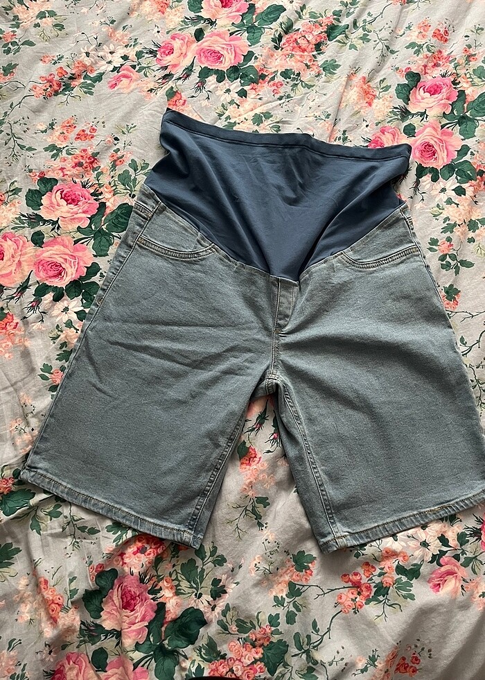 LC Waikiki hamile jean şort - Görsel 4